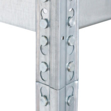 Polcos állvány 5 dróthálós polccal, 1800/900/450 mm, 300 kg/polc