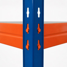 Indusztriális polcos állvány 4 HDF polccal, 1920/1200/500 mm, 300 kg/polc