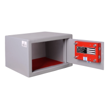 #17 MINISAFE L17 KEY – Szürke széf kulcsos zárral, 260/170/230 mm