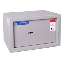 #17 MINISAFE L17 KEY – Szürke széf kulcsos zárral, 260/170/230 mm
